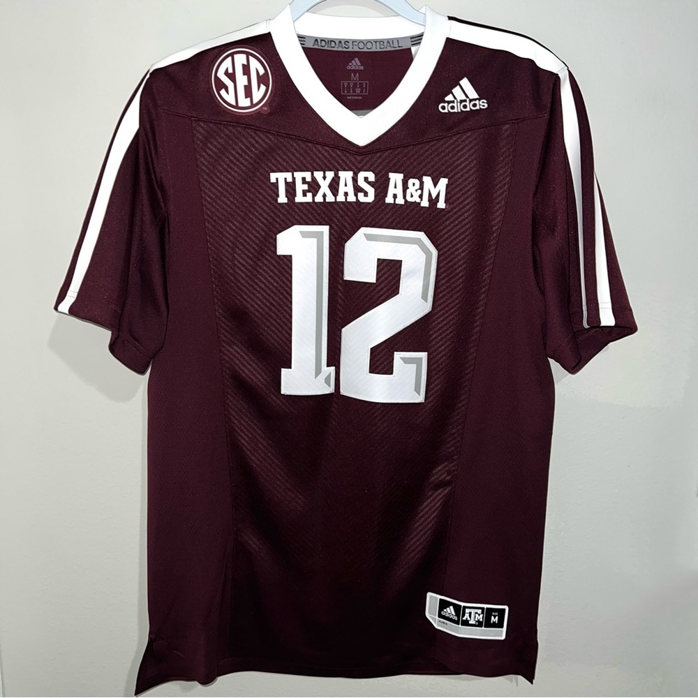 Texas A&M Adidas LIKE NEW Premier Football Jersey (Unisex)